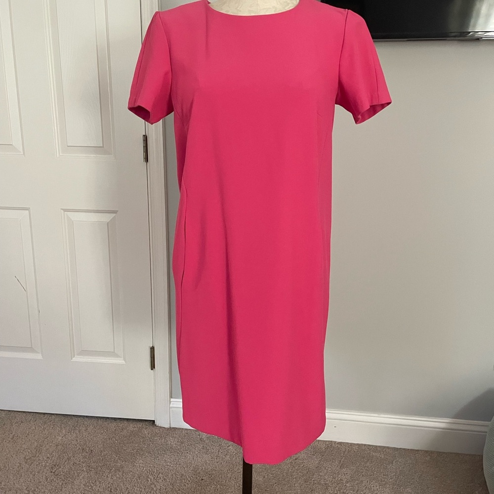 Katherine Barclay Montreal pink shift dress.  Never worn.